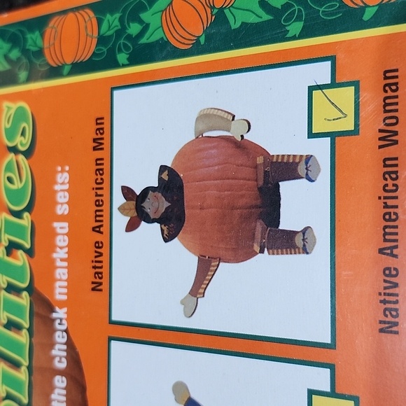 VINTAGE PUMPKIN POSSIBILITIES WOODEN NATIVE AMERICAN MAN PRICE FIRM - Picture 4 of 8